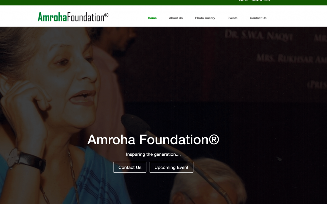 Amroha Foundation Reg.